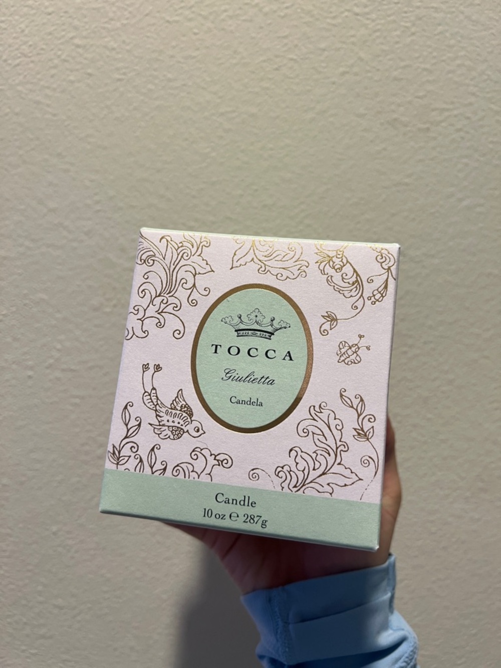 TOCCA - Giulietta 10oz Candela - Pink Tulip & Green Apple